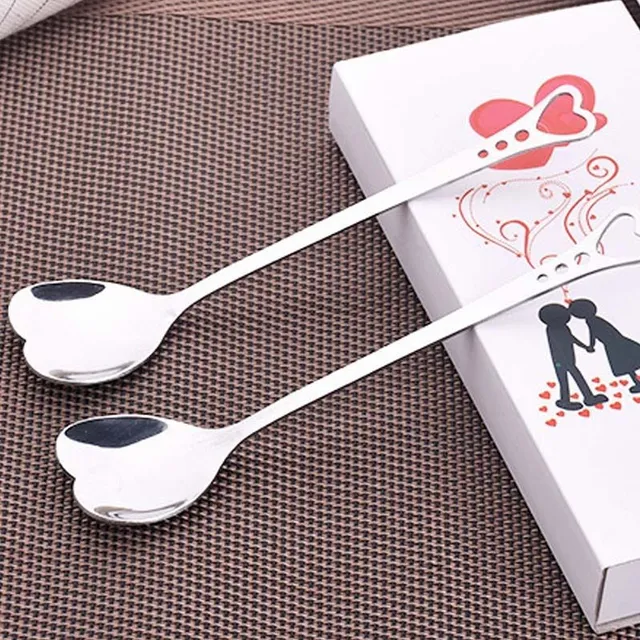 Heart-shaped spoons 10 k