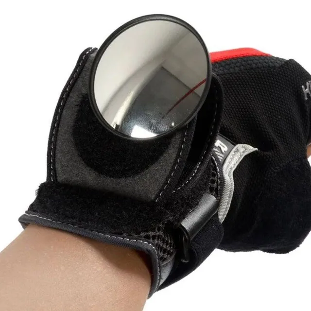 Wrist mirror for cyclists