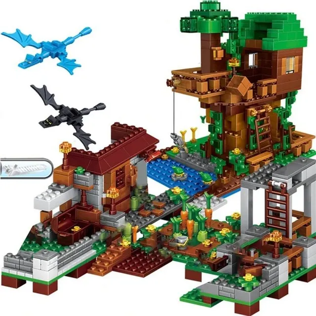 Obľúbená detská stavebnica Minecraft + 18 figúrok