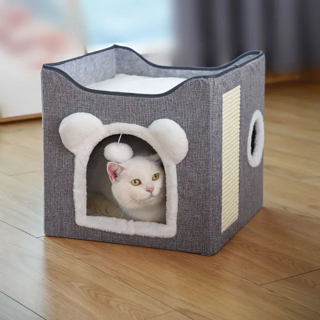 Double Layer Cat Nest With Cat Bed