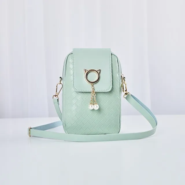 Geantă crossbody pentru femei cu decor adorabil de pisicuță