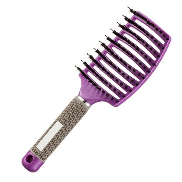 Hairdressing massage brush - antistatic bristles