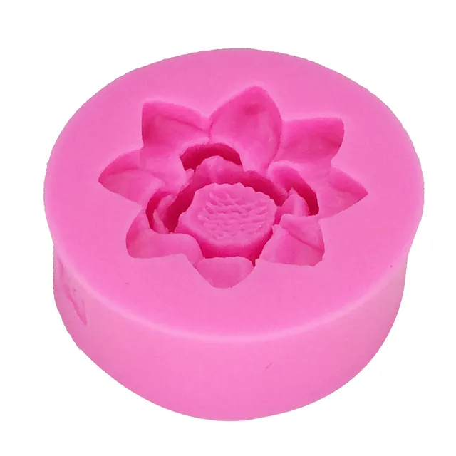 Silicone flower 3D form for wedding cakes