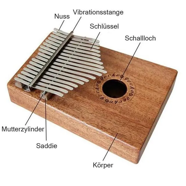 Kalimba Thumb Piano, 17 keys