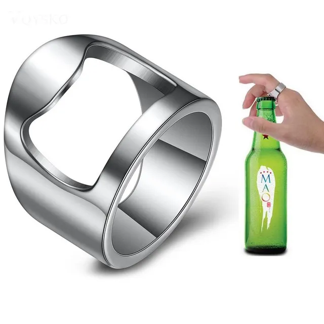 Practical ring with opener Nia