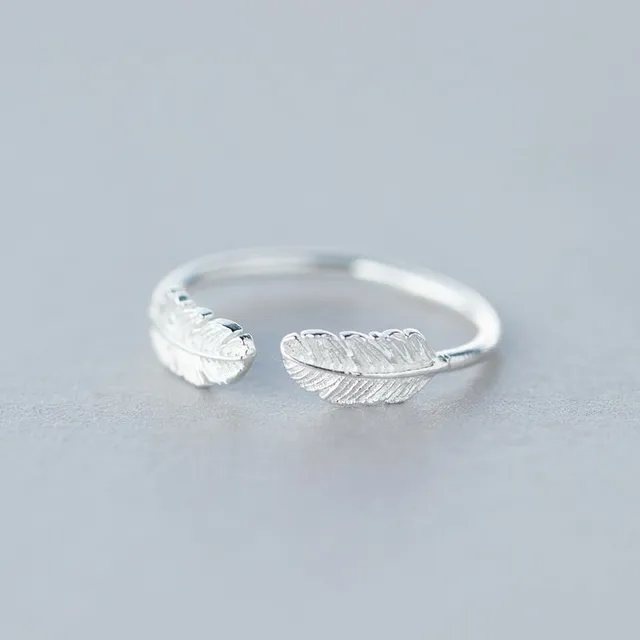 Koreański srebrny pierścionek