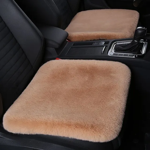 Plush car seat cushion - various colours