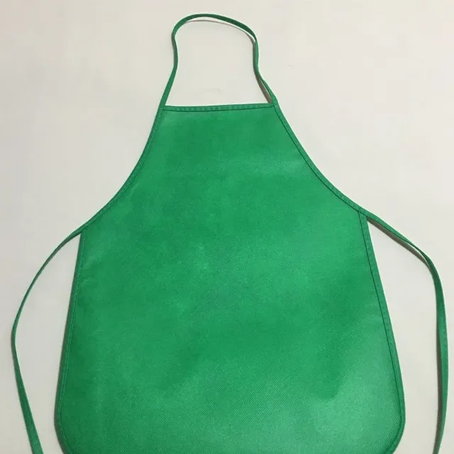 Baby waterproof single color apron Noah