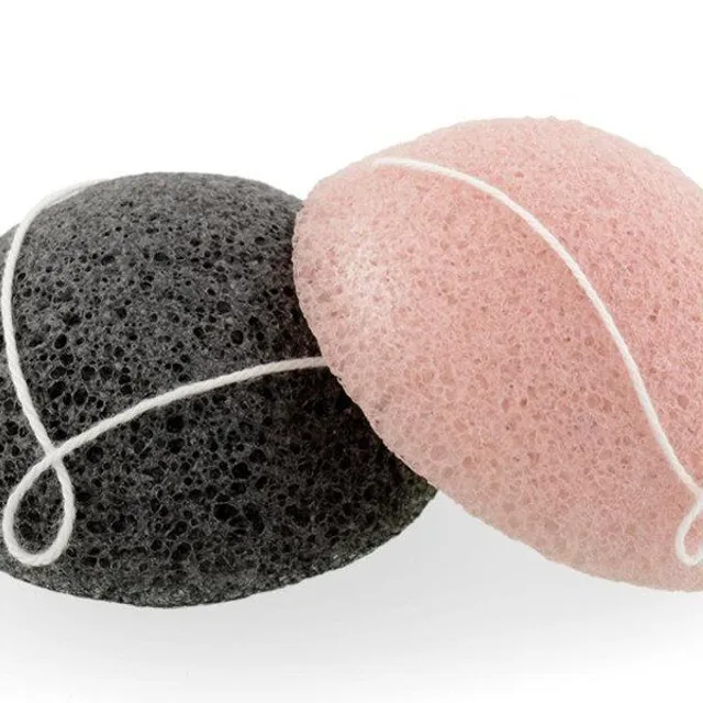 1 piece of konjac sponge for perfect cleansing of the skin