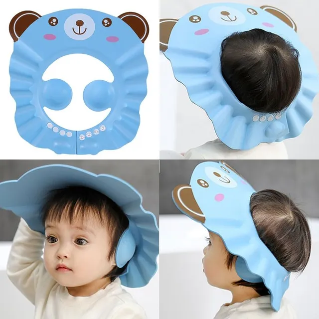 Children's Adjustable Hair Washing Cap - Hearing Protection