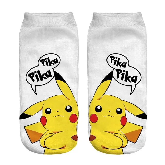 Detské štýlové ponožky s motívom Pokémon