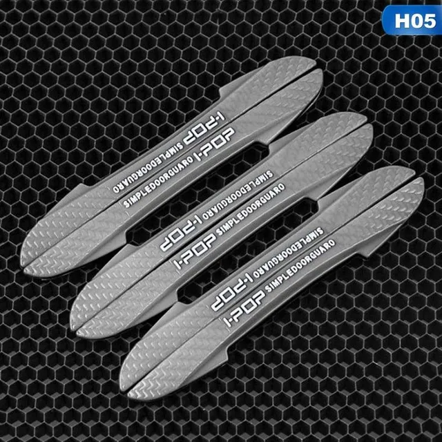 6pcs/set Auto Car Edge Protection Strip Protective Strip Scratch Protection Auto Door Crash Bar