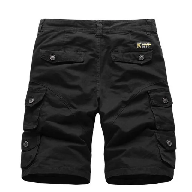 Men's sports cargo shorts - Comfortable cotton shorts for leisure and fitness