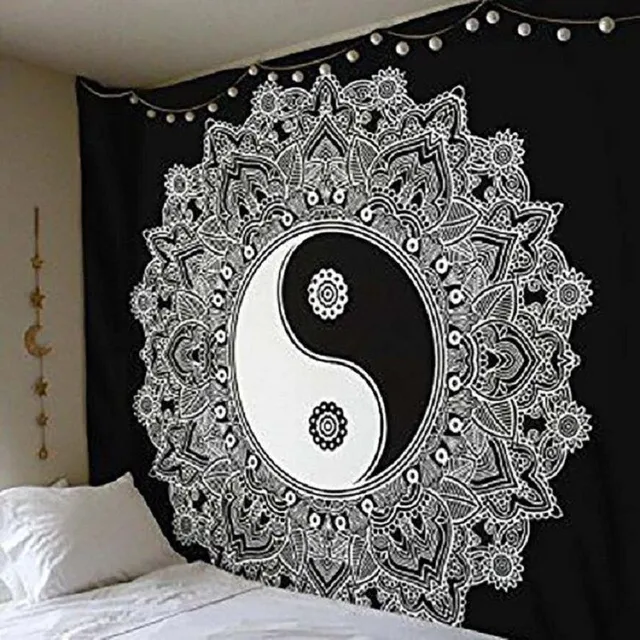 Wall tapestry with mandala