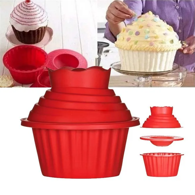 Moule en silicone pour grand cupcake Re116