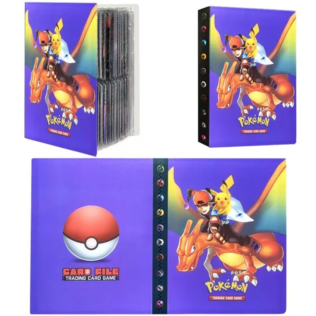 Album modern și elegant pentru cărți de colecție cu tematica Pokémon