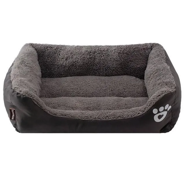 Łagodne łóżko dla psów