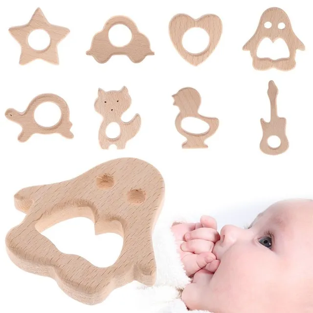 Baby teether of different shapes