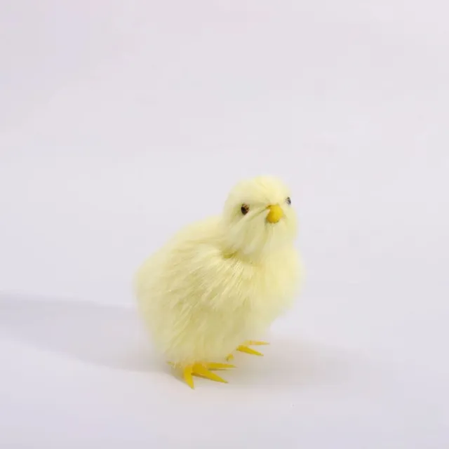 Realistic decoration chicks on Easter - cute figure