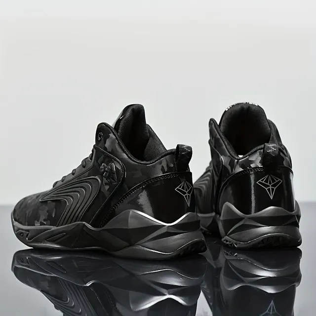 Men's Trends High Basketball Shoes, Comfortable Slippery Sneakers For Outdoor Activities Men's