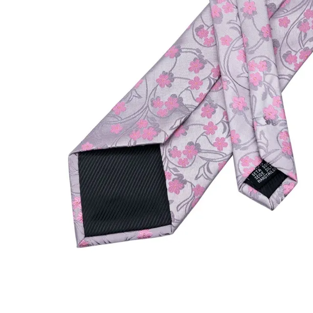 Men's luxury set with pattern | Tie, Handkerchief, Cufflinks