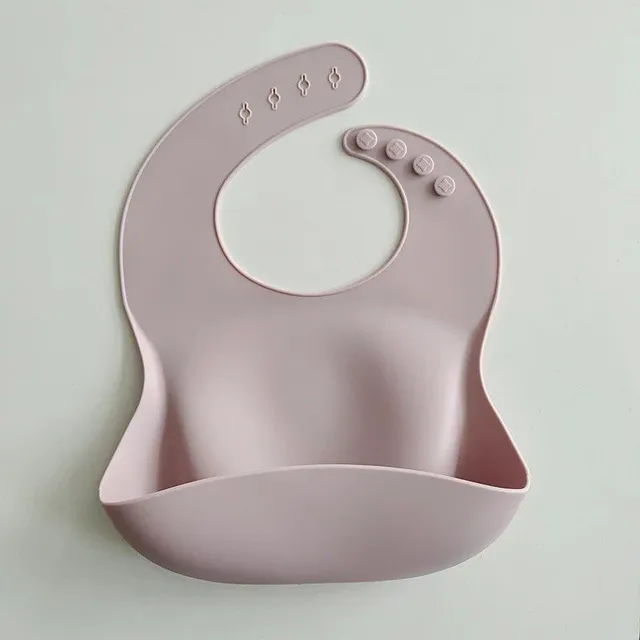 Col en silicone pour enfant - Bavoir imperméable pour bébés et tout-petits