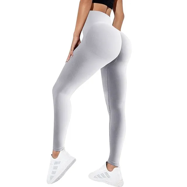 Legginsy damskie z wysokim stanem i seksownym efektem push-up do uprawiania sportu i fitnessu