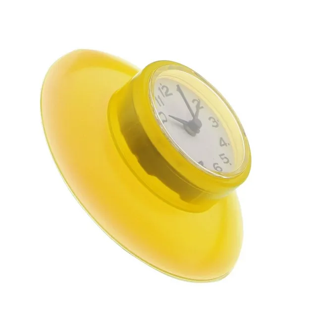 Suction cup hours for bathroom yellow Stephania zluta
