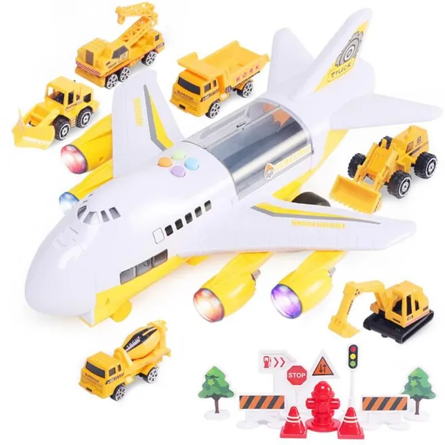 Children's toy airplane - firefighters, police