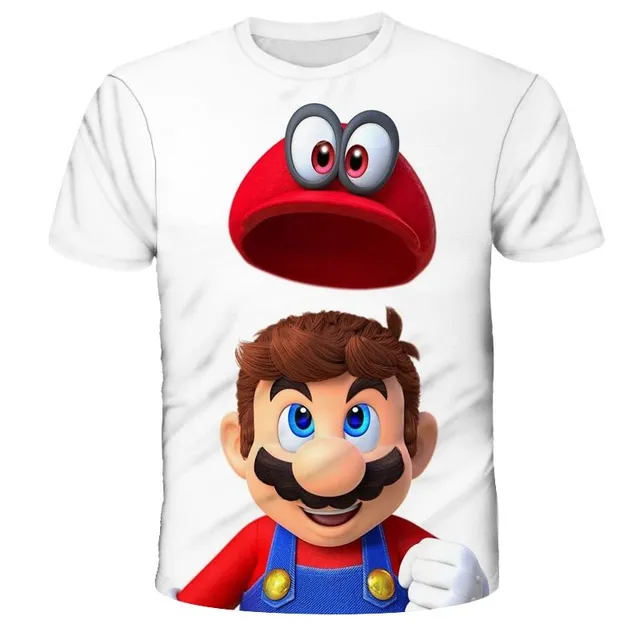 Tricou pentru copii cu design trendy cu Super Mario