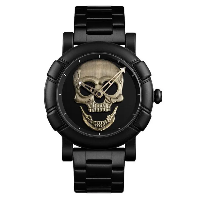 Men's trendy Brandt skull watch