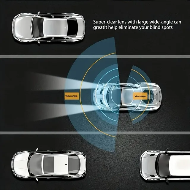 Front and interior camera - 3.16 inches, 1080P, G-sensor, night vision, cyclical recording, wide angle - DVR into the car