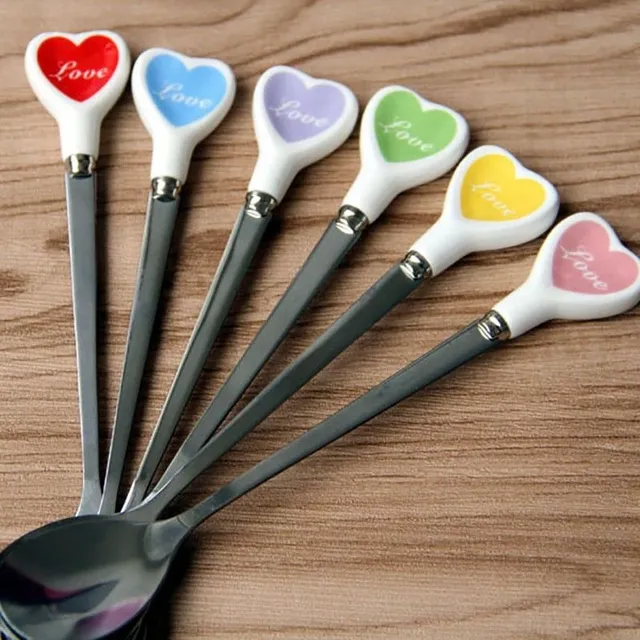 Tea spoon with heart