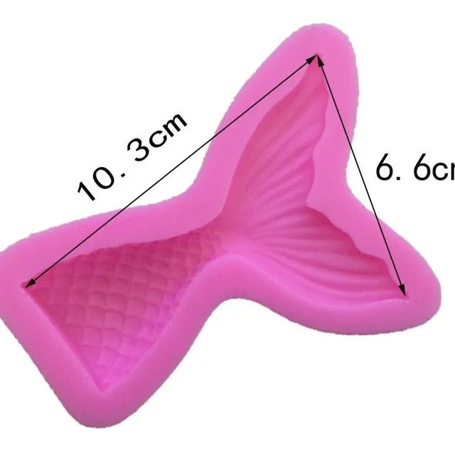 Silicone form - fish tail