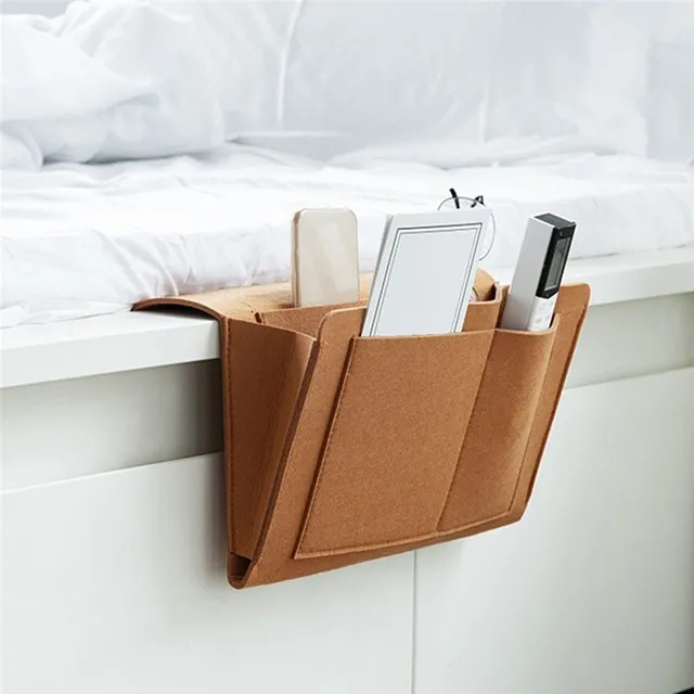 Practical hanging bed organizer