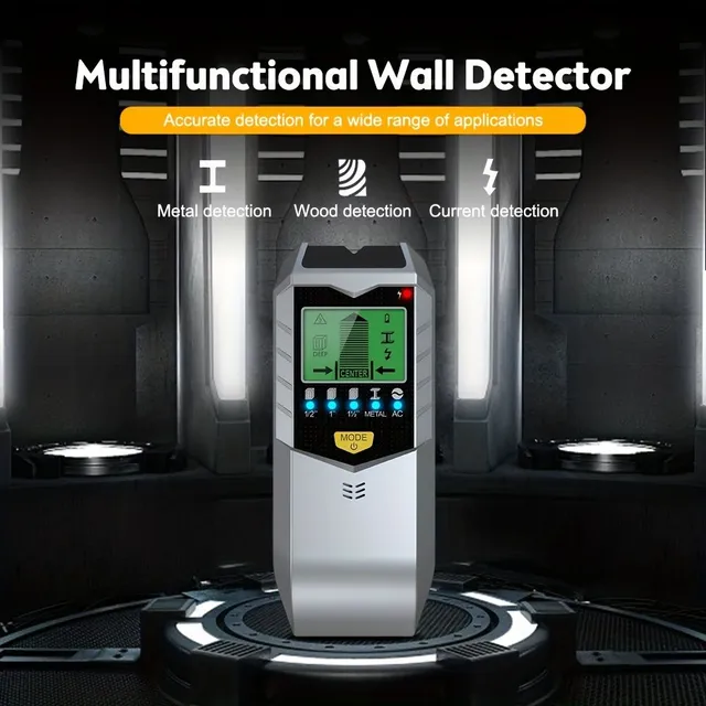 5v1 Multifunction Electronic Detector Wall with Lokalizator of Nose and Metal Meter