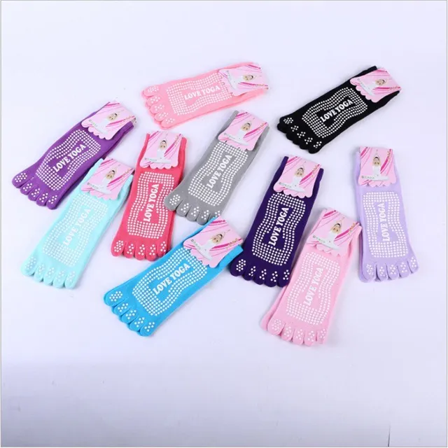 Women's anti-slip toe socks - coloured