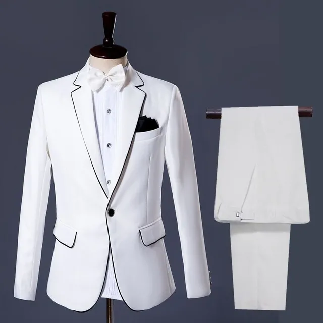 Stylish white suit set Arnolfo