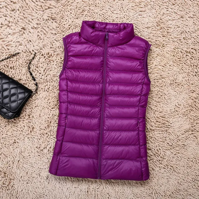 Beautiful ladies lightweight down vest