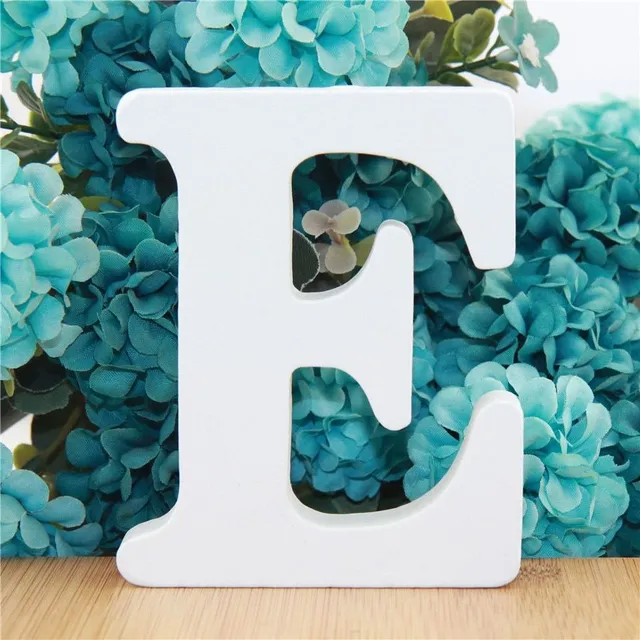 Stylish wooden letter suitable as a decoration or for making - the whole alphabet Eustachy