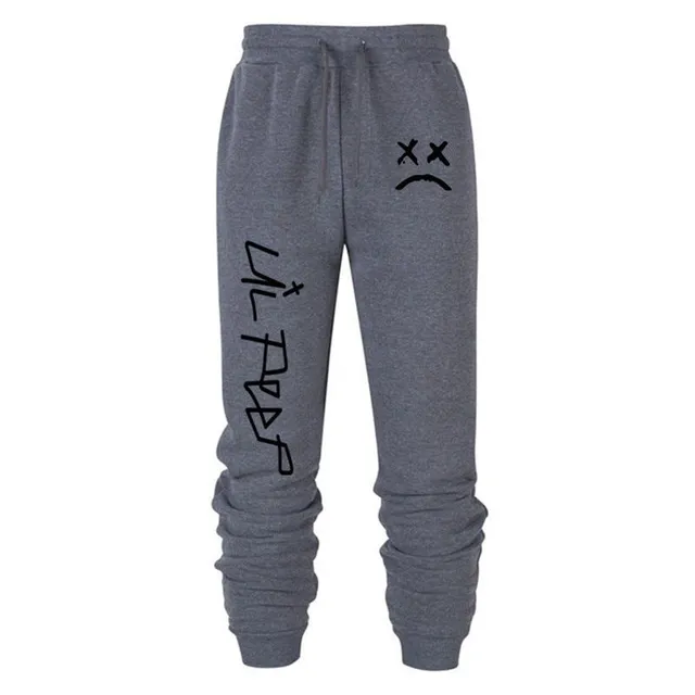 Men's modern sweatpants with Lil print