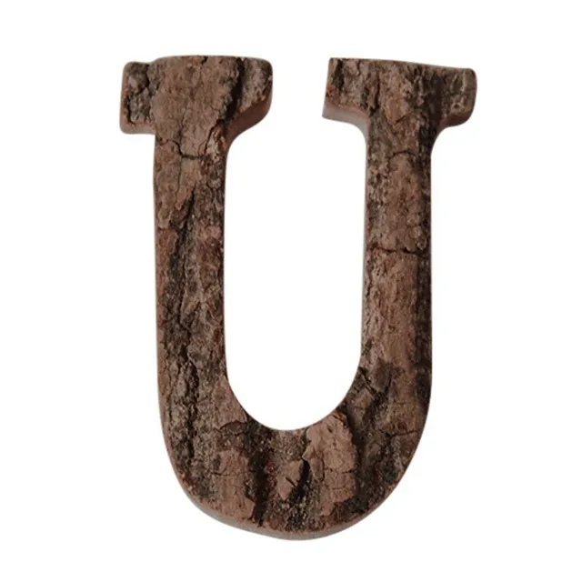 Decorative wooden letter C475