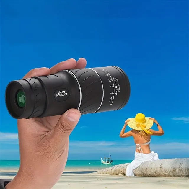 Portable Telescope 16x52 HD - Top Pocket Telescope for Professionals and Nature Lovers