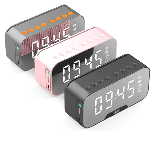 Bluetooth alarm clock with radio and mp3