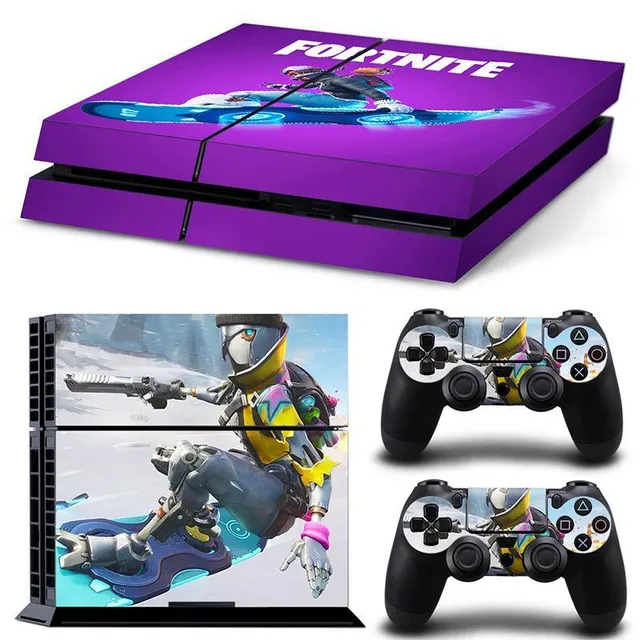 Protective self-adhesive cover for Fortnite-printed game controllers TN-PS4-8762