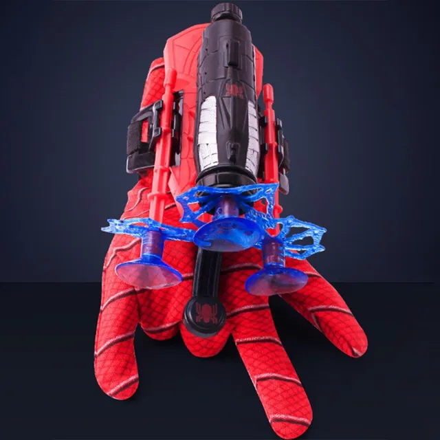 Stylish glove spider-man with ejection plugs