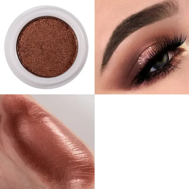 Luxurious metallic eye shadows - changing color when changing angle of light, several color variants