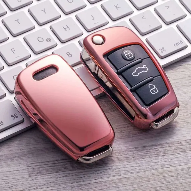 Metallic car key case