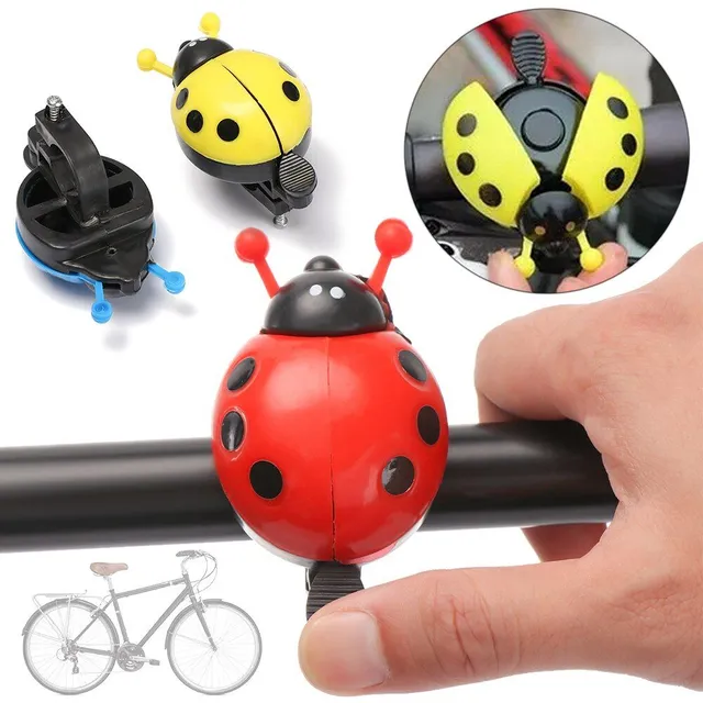 Beautiful bike bell in the shape of a ladybug