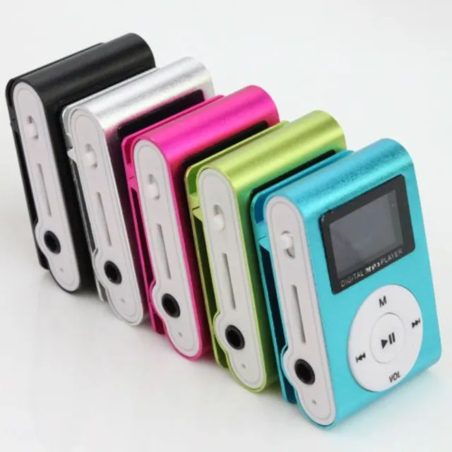 MP3 lejátszó + USB kábel - 5 színben